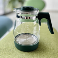 奧克斯適用小壯熊恒溫調奶器通用配件玻璃壺水壺1300ml 316綠色整個(gè)單壺配件帶蓋子