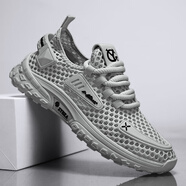 羅蘭船長(zhǎng)【官方名品 原裝直郵】溯溪鞋涉水休閑鞋速干大網(wǎng)鞋鏤空透氣運(yùn)動(dòng) 灰色-戶外版 41 標(biāo)準(zhǔn)運(yùn)動(dòng)鞋尺碼