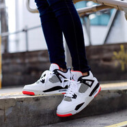 耐克（NIKE）新款男女鞋Jordan 4 AJ4 喬4時尚情侶籃球鞋 408452-308497-116熱熔巖 35.5
