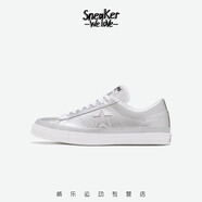 Converse匡威 One /All Star 經(jīng)典黑白翻毛皮男女鞋休閑運(yùn)動(dòng)板鞋 169803C 37.5
