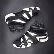 阿迪達斯 （adidas）【極速發(fā)貨】 Crazy 97 天足復刻白黑復古籃球鞋 IF2448 黑白 43