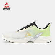匹克跑步鞋男鞋運(yùn)動鞋輕彈科技低幫網(wǎng)面耐磨透體考?xì)獍俅钆苄?熒光綠 35碼