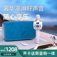 魅鳥(niǎo) 智屏音響一體麥克風(fēng)手機(jī)無(wú)線藍(lán)牙直播聲卡話筒全民K歌家用兒童練歌家庭KTV唱歌車(chē)載戶外錄歌神器 PLUS版白色
