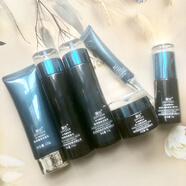 婉絲（SOFTSILK）冰川海藻系列瑩潤保濕面部護理套裝專柜化妝品組合套： 11.潔面+水+乳+霜+眼霜+粉底液