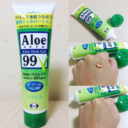 閃露日本蘆薈膠AloeVeraGel天然鎮(zhèn)定補(bǔ)水曬后修復(fù)祛印痘保濕肌膚敏感 2支