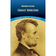 現(xiàn)貨英文原版 林肯演講集 英語學習名人名言 Dover小藍書系列 Great Speeches Abraham Lincoln