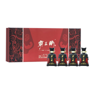 石花【廠家直供】【非遺釀造技藝 】霸王醉分享 70度原漿 清香型白酒 70度 125mL 4瓶 單盒裝 禮盒裝白酒