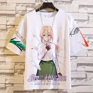 洛必達紫羅蘭花園衣服男女新款夏季二次元動(dòng)漫周邊薇爾莉特短袖t恤 (圖1) S