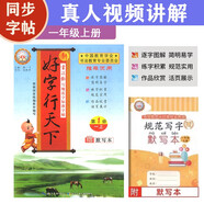 好字行天下一1年級上冊人教版語文練字帖小學專用教材同步規(guī)范字標準字帖視頻講解硬筆書法生字組詞圖解描紅筆順詳解筆畫偏旁結構易錯字詩詞拓展默寫本每日一練隨堂練