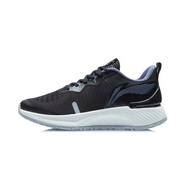 李寧（LI-NING）跑步鞋男新品影男子反光回彈減震運(yùn)動(dòng)鞋 黑色ARHR103-3 43.5