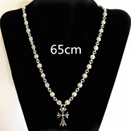 美芙仁使徒行者尅羅心十字架吊墜時(shí)尚百搭個(gè)性刻字復古項鏈男 65厘米圓型雕花