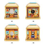 季風(fēng)雪茄剪刀斷頭臺式辦公室家用三合一多功能V型平口高端剪煙器 繁華都市