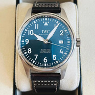 【二手99新】萬(wàn)國(guó)（IWC）飛行員系列自動(dòng)機(jī)械表男士運(yùn)動(dòng)休閑二手奢侈品腕表 小王子特別版 40mm 皮帶藍(lán)盤 IW327004