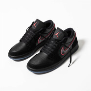 耐克（NIKE）新款男鞋Air Jordan 1 Low AJ1 喬一低幫男子籃球鞋 CK3022-006 黑紅 41