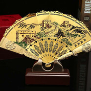 京城故事中國特色小禮品送老外出國禮物熊貓京劇工藝品擺件外事禮品伴手禮 萬里長城-中英文