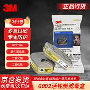 3M6002CN濾毒盒 防毒面具配件防氯化氫防酸性氣體 2個/包