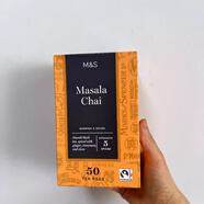 英品香現(xiàn)貨英國M&S馬莎Luxury Gold shortbread餅干味紅茶40包 Masala Chai 伯爵肉桂茶 50包