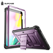 supcase 三星平板TabS6/S7/5e/S4保護(hù)殼10.5/11/10.4保護(hù)套款防摔支架 Tab S5e-10.5英寸-伯爵紫含屏保含支架