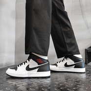 耐克（NIKE）女鞋運動(dòng)鞋Air Jordan 1 AJ1香檳金色籃球鞋BQ6472-016  BQ6472-101 黑白反轉 44