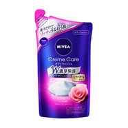 日本進(jìn)口妮維雅 全身清潔沐浴乳液全身香體滋潤補水保濕沐浴露 法國花園玫瑰香 補充裝 360ml