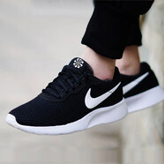 耐克（NIKE）男鞋秋季新款運動鞋TANJUN網(wǎng)面透氣輕便跑步鞋經(jīng)典黑白時尚休閑鞋 經(jīng)典tanjun/透氣輕便/黑白配色 39