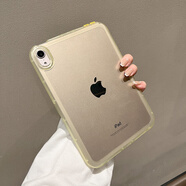 納柯萬(wàn)高級(jí)氣囊透明2024ipad pro11/13保護(hù)套12.9蘋(píng)果789硅膠十代2022Air456輕薄磨砂10.9寸平板mini軟殼 透明黃 iPad Air6 2024 11英寸M2