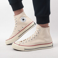 匡威（Converse）帆布鞋男鞋女鞋2025春季新款1970s經(jīng)典情侶運(yùn)動(dòng)鞋高幫休閑鞋板鞋 162053C/經(jīng)典米白 39
