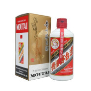 茅台（MOUTAI）贵州茅台酒 53度飞天茅台 酱香型白酒 53度 375mL 1瓶 (单瓶装)