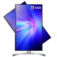 【8成新】LG 27英寸 UHD 4K超高清 HDR400 sRGB99% FreeSync 游戲顯示器 適用PS5 旋轉升降 低閃屏 雙HDMI 27UL650 -W
