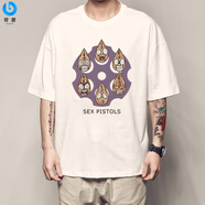 牧獸 jojo的奇妙冒險東方仗助T恤潮米斯達(dá)短袖戰(zhàn)車衣服jojoT恤周邊202 白色 062 米斯達(dá) S