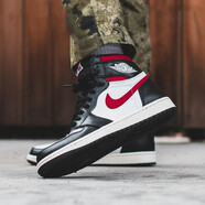 耐克（NIKE）AIR JORDAN 1男女鞋情侶款AJ1高幫籃球鞋 575441-555088-061紅鉤黑腳趾 41