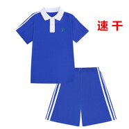 布恩普深圳校服小學(xué)生速干7歲-12歲統(tǒng)一服裝學(xué)生短袖長(zhǎng)褲運(yùn)動(dòng)服 小學(xué)速干男短袖套裝 135