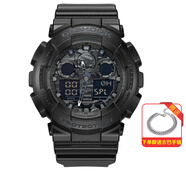 卡西歐（CASIO）手表男 G-SHOCK黑金 戶外運動防水防震男表 潮流學(xué)生表 GA-100CF-1A 拆彈專家