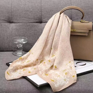 馨護士磁吸扣冬季方巾2024新款披肩絲巾圍巾三角方巾護頸時(shí)尚圍脖百搭 WRE_斜棉無(wú)扣鮮花鏡___