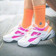 耐克（NIKE）女鞋新款 M2K Tekno復古老爹鞋戶(hù)外時(shí)尚跑步鞋 AO3108-104白粉色 35.5