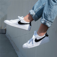 耐克（NIKE）运动鞋女鞋新款BLAZER LOW 开拓者低帮缓震耐磨舒适休闲鞋板鞋 BQ0033-100 35.5