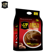 中原G7美式速溶0蔗糖0脂健身黑咖啡200g（2g*100包）越南進(jìn)口