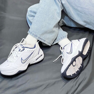 耐克（NIKE）女子青少年 M2K TEKNO 運動(dòng)鞋復古老爹鞋氣墊輕便休閑鞋跑步鞋 415445-102/白藍/拍大半碼 40