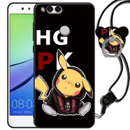 鑫唯樂(lè) 華為榮耀7x手機(jī)殼送掛繩bnd-tl10honor7x軟殼bnd al00防摔支架bnd一a 萌萌皮卡 關(guān)注店鋪 配掛繩指環(huán) 榮耀7X
