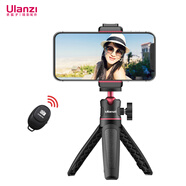 ulanzi 優(yōu)籃子 Vlog手機(jī)直播藍(lán)牙拍照手柄套裝迷你便攜三腳架手機(jī)夾桌面支架可延長(zhǎng)自拍桿