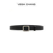 VEGA CHANG【腰帶10天內(nèi)發(fā)貨】可調(diào)節(jié)皮帶簡約百搭半裙牛仔褲腰帶裝飾* 黑色（無孔）