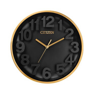 西鐵城（CITIZEN）潮牌12英寸鐘表圓形畫(huà)廊掛鐘極簡(jiǎn)風(fēng)數字指針6975782 No Color os