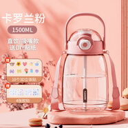 Vanow大肚杯大容量水杯女高顏值吸管杯子兒童學(xué)生便攜運動(dòng)水杯壺塑料杯
