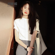 瑪嬌媚 新款連衣裙女2022年夏裝輕熟風(fēng)韓版氣質(zhì)名媛小個(gè)子修身顯瘦包臀短裙兩件套套裝裙子夏天 白色上衣＋半身裙 M