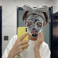 美麗義飾   洗臉專用束發(fā)帶男潮敷面膜捆發(fā)箍男士頭巾壓發(fā)男生頭套窟頭箍 灰色字母