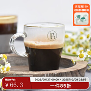 BREWISTA耐熱描金杯玻璃杯拿鐵杯濃縮杯單品咖啡杯 美式杯 200ml