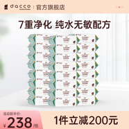 daccoEDI純水濕巾嬰兒新生兒手口專用屁屁濕紙巾寶寶用柔濕巾無紡布 【囤貨裝】 80抽 24包