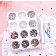 睫蓓網(wǎng)紅眼妝亮鉆淚鉆少女臉貼套裝仙女眼部淚痣貼閃鉆舞臺妝亮片啫喱 彩色12盒套裝(配膠水點(diǎn)鉆筆)