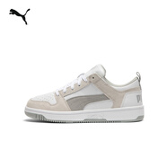 彪馬（PUMA）經(jīng)典熊貓配色小白鞋休閑板鞋男女款冬季黑白運動(dòng)鞋370539 白-水泥灰-02 41