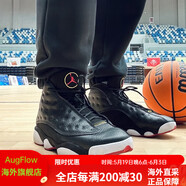 NIKE耐克AJ13 Air Jordan 13 喬13 男女休閑運(yùn)動(dòng)鞋籃球鞋 黑紅季后賽414571-062 36